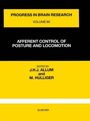 cover image of Afferent Control of Posture and Locomotion